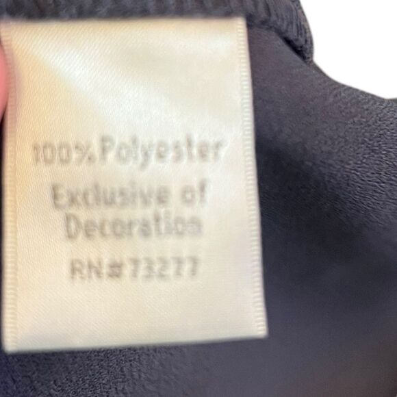 LC Lauren Conrad Indigo Floral Top, Size S, NWT - Picture 5 of 8